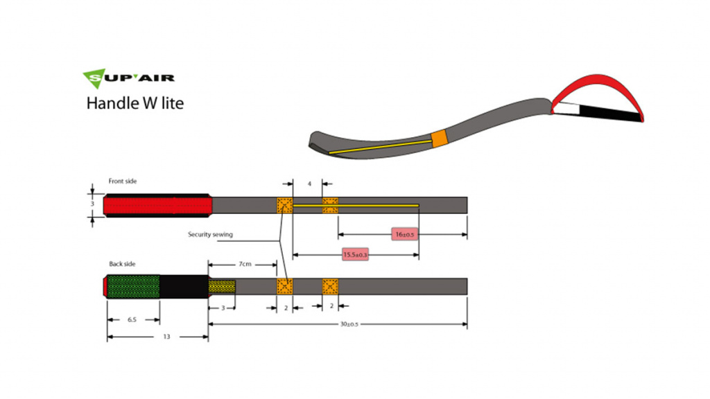 Ручка для запасного парашюта F-LITESupAir (40 гр.) для парапланов #REGION_TAG_META#